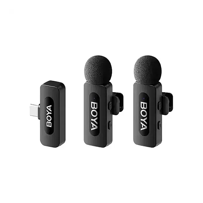 BOYA BY-V20 2.0 2.4GHz Wireless  Microphone(1+2 for Type-C) for...